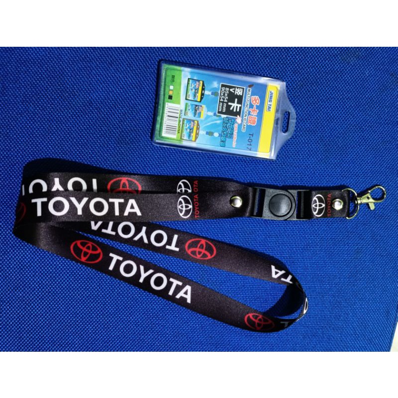 

lanyard toyota card 2 sisi
