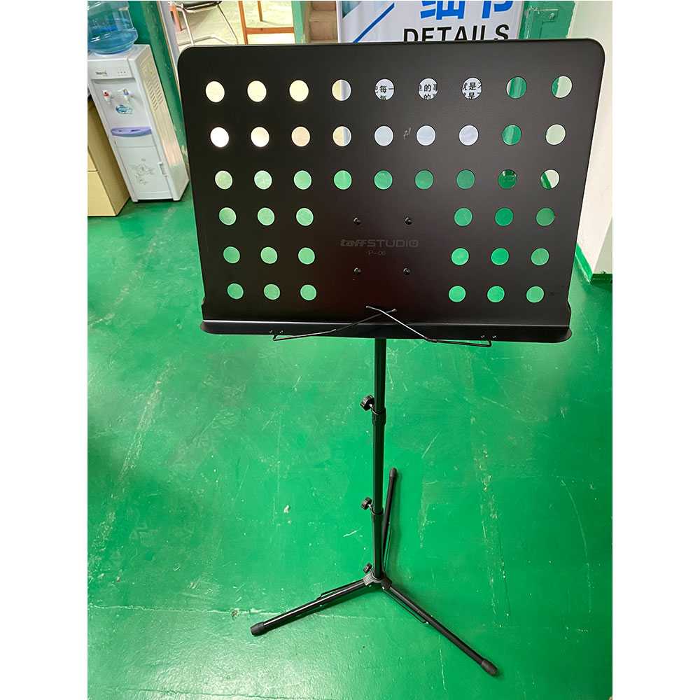 TaffSTUDIO Stand Partitur Sheet Musik - P-06-Hitam