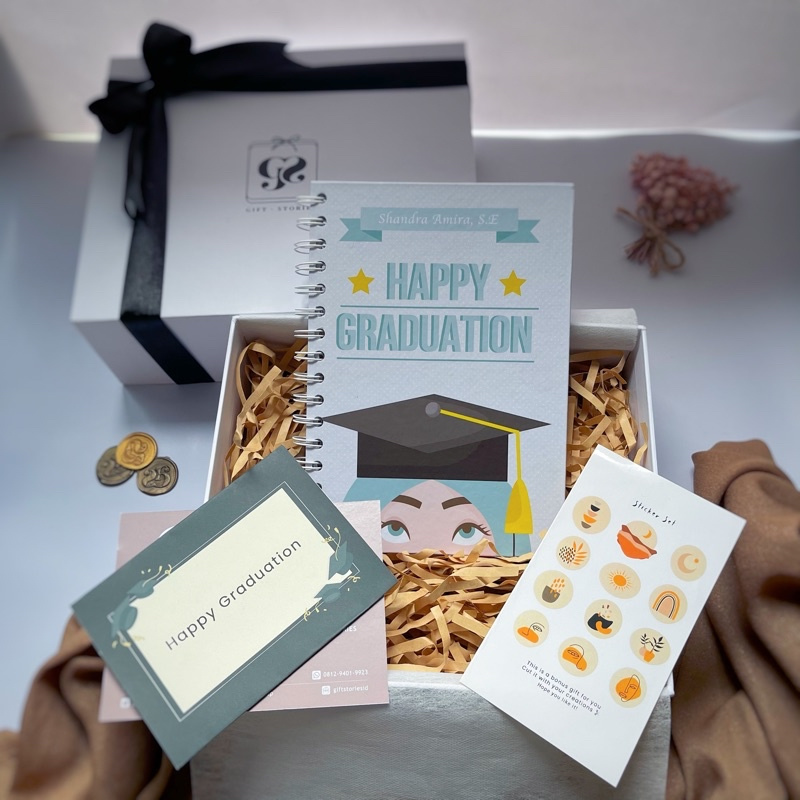 

Hadiah Wisuda / Graduation Gift / Notebook / Custom / Unik / Murah