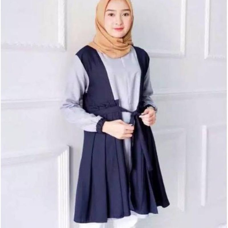 SARINA TUNIC KEKINIAN / TUNIK WANITA MUSLIM CASUAL / BAJU ATASAN REMAJA CEWEK ELEGAN MURAH TERBARU 2