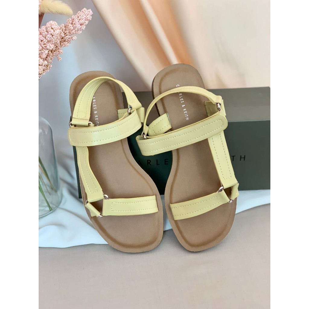 [7.7 Boombastis Sale⚡] - SANDAL WANITA CKS467 STRAPPY FLAT SENDAL PREMIUM IMPORT