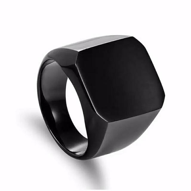 Cincin Titanium Pria Casual Trendy