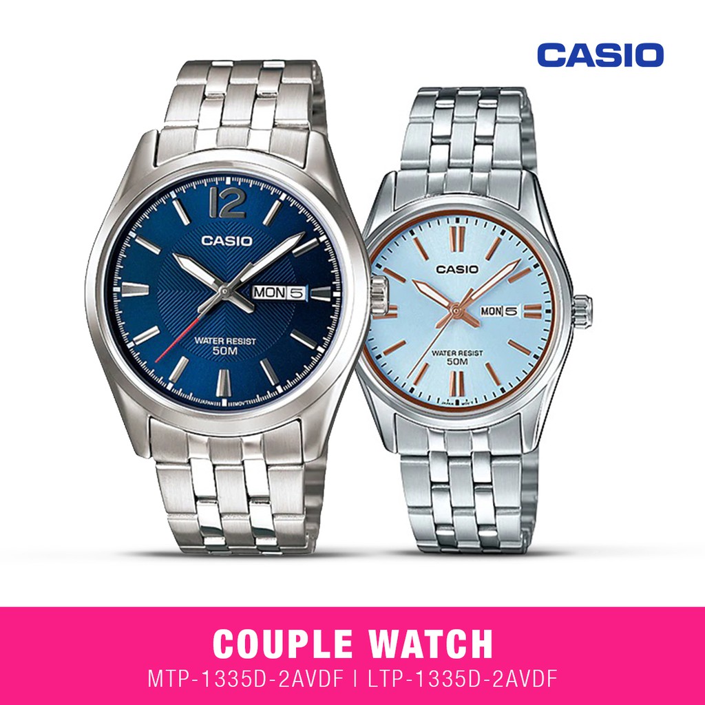 Casio Jam Tangan Couple MTP-1335D-2AVDF & LTP-1335D-2AVDF