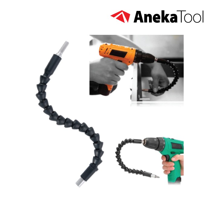 AnekaTool Sambungan Ekstensi Kepala Obeng Bor Fleksibel Screwdriver Extension