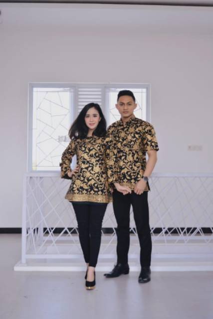 Couple Batik prada bakung ORI ready M L XL XXL seragam