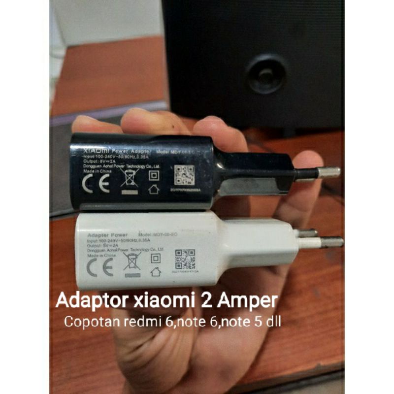 Adaptor Charger Xiaomi Original 2A ~ Charger original 100% ~ Adaptor copotan