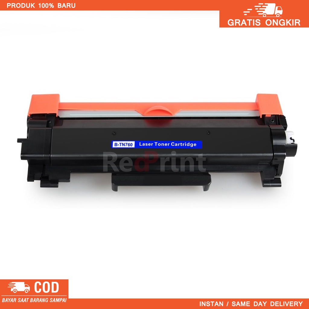 Toner Catridge TN760 Compatible printer laserjet DCP L2550DW, HL L2350DW, HL L2370DW, HL L2390DW, HL L2395DW, MFC L2710DW, MFC L2750DW