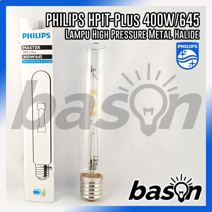 PHILIPS MASTER HPI-T Plus 400W 645 E40 - Metal Halide