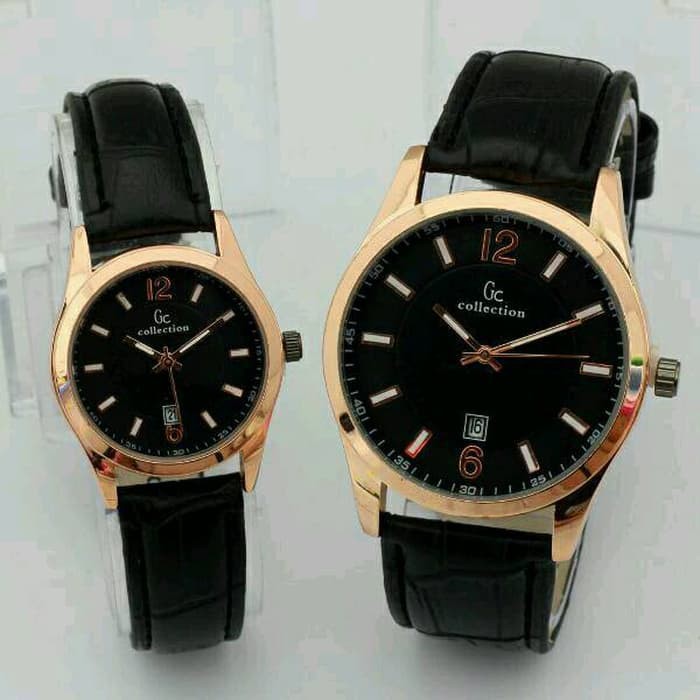 jam tangan couple GC kulit Terbatas