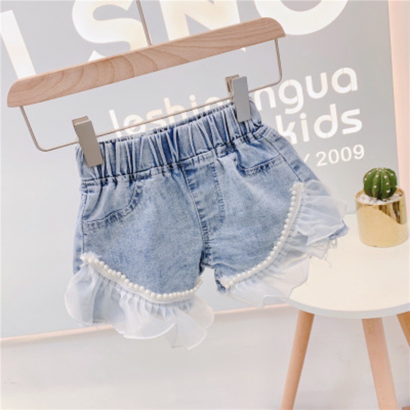 Celana pendek Jeans Anak Perempuan Qualitas Import Korea Fashion