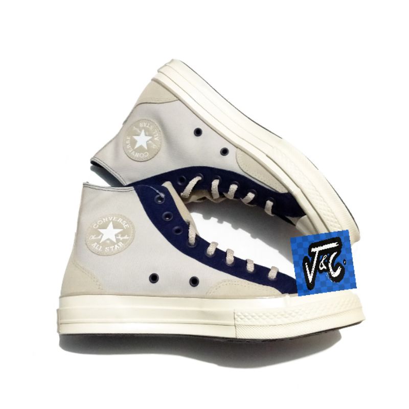 Converse Chuck 70 70s Court Fusion Reimagined Colorblocked Pale Navy