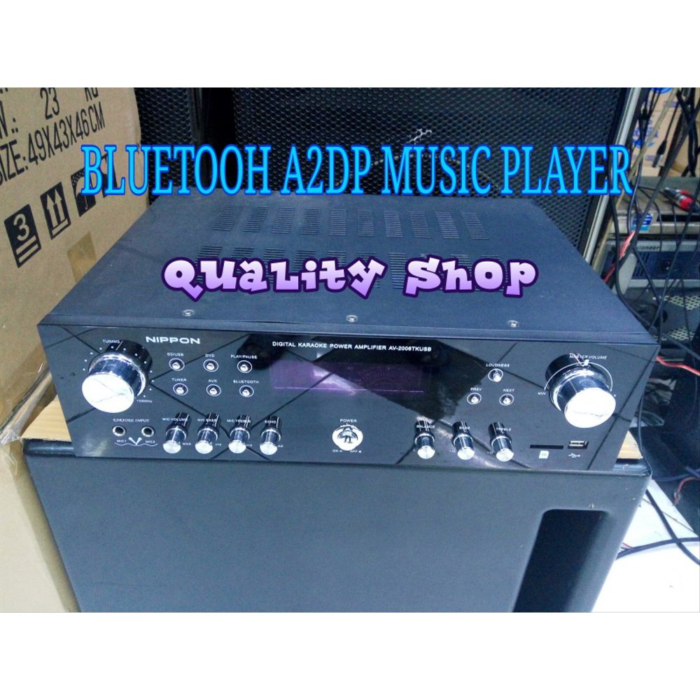 Amplifier home theater karaoke system nippon model classic AV-2006TKUSB dan RADIO  Terlaris