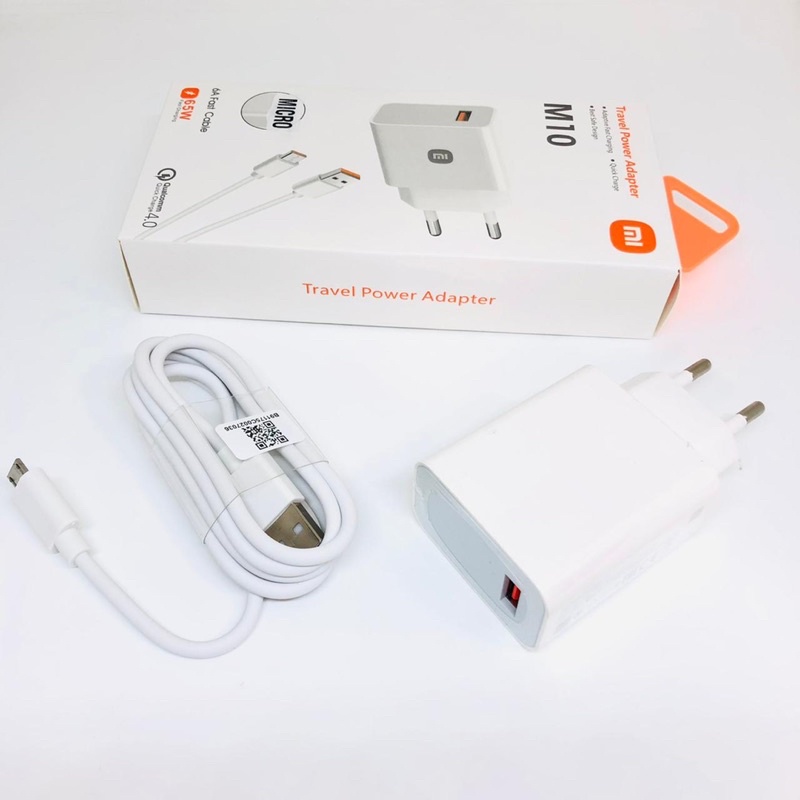 SEN - Charger XIAOMI M10 65w 6A fast charging qualcomm quick charge 4.0 for micro , type c