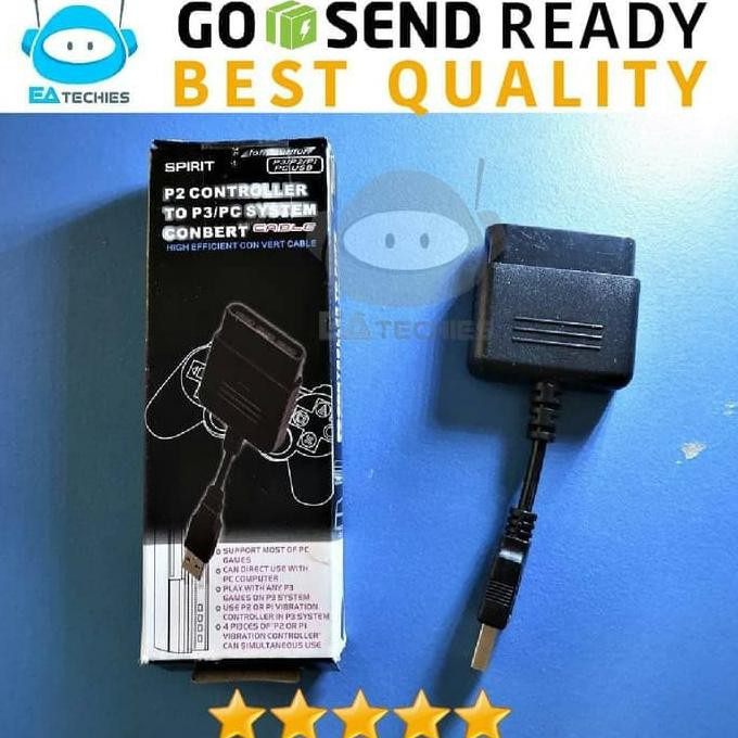 Stik Ps2/Stick Ps 2 Original Pabrik + Converter Single