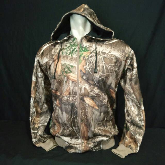 Jaket camoflase motif import realtree edge