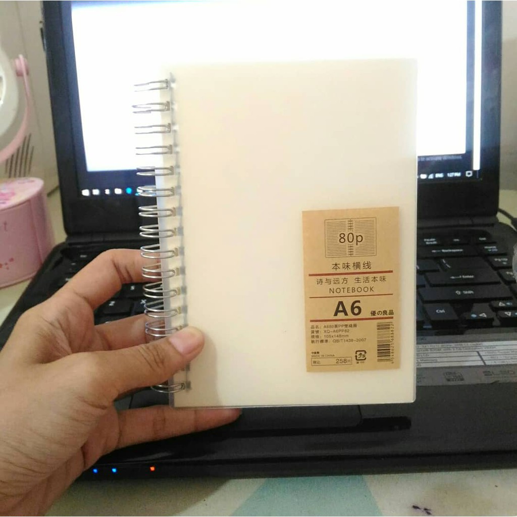 

Buku Tulis Notebook A6 Polos