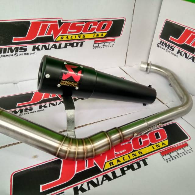 Knalpot Akrapovic GP pedrosa black #cbr150 # newCB #r15