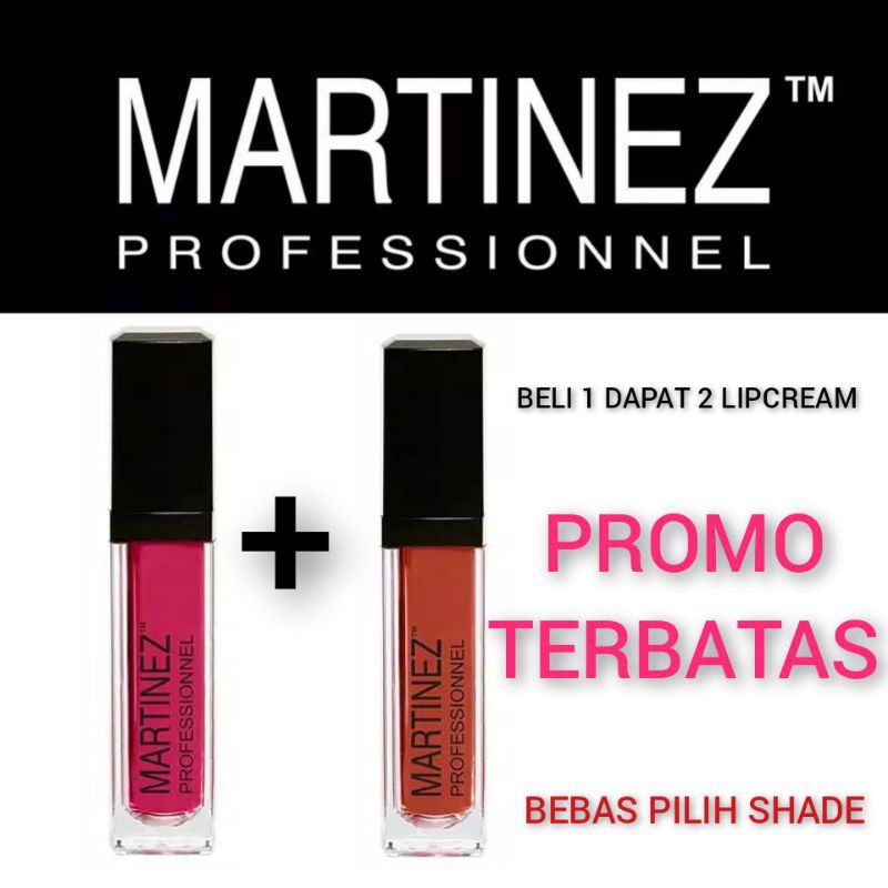 LIPSTIK Matte Lip cream FIX MARTINEZ Lip Cream Lipstick Matte dengan Warna yang Pigmented Bertekstur