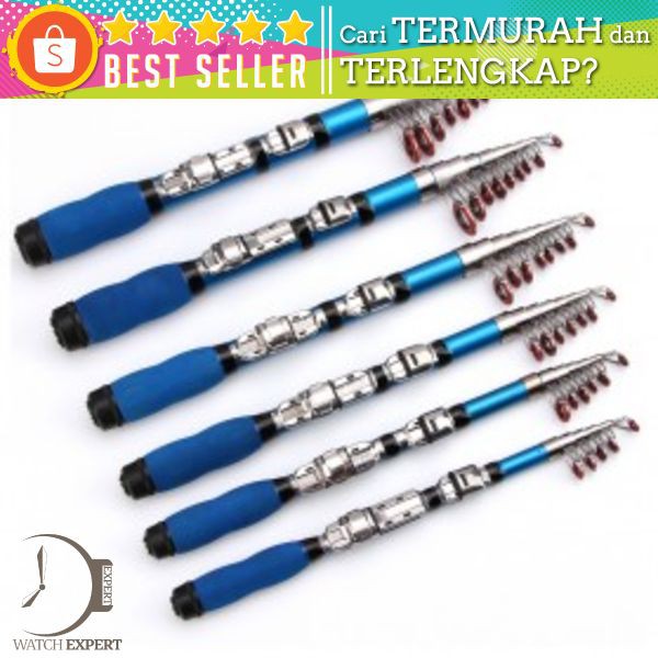 Joran Pancing Portable Telescopic 2.1M - Biru