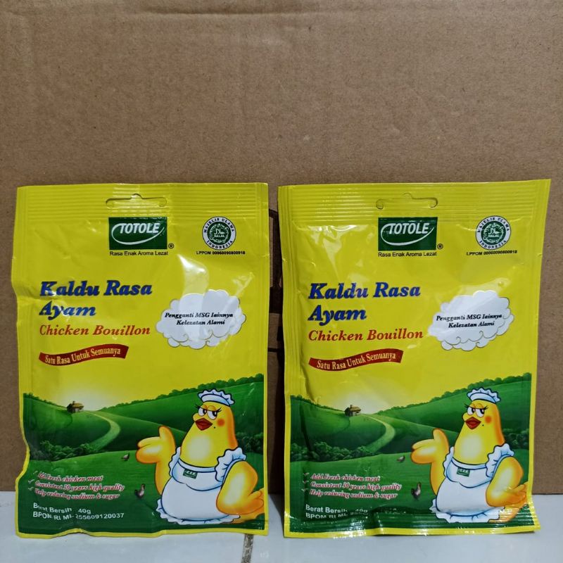

TOTOLE KALDU AYAM 40GR 3 pcs