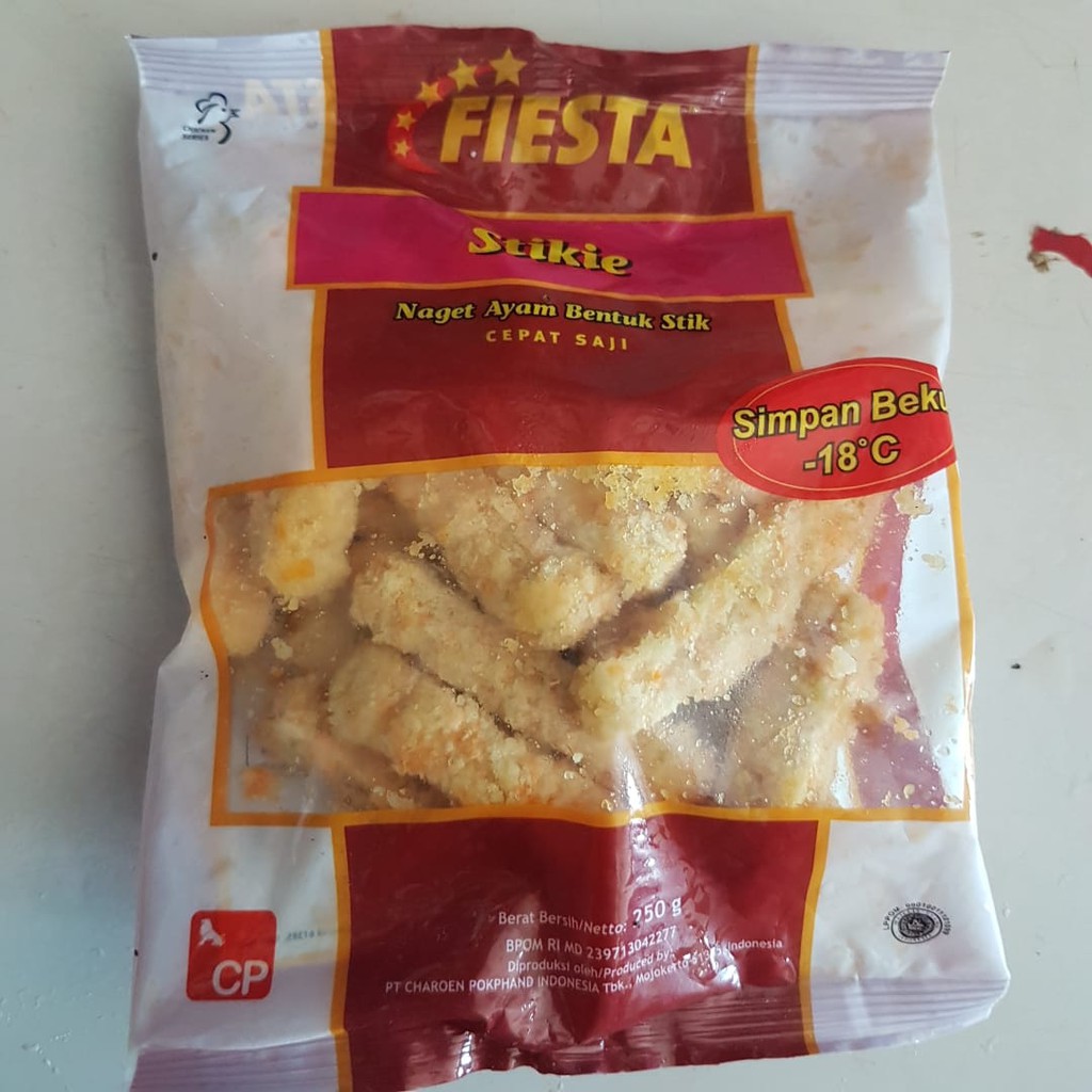 

Fiesta Stikie - Nugget ayam bentuk stik 250 Gram