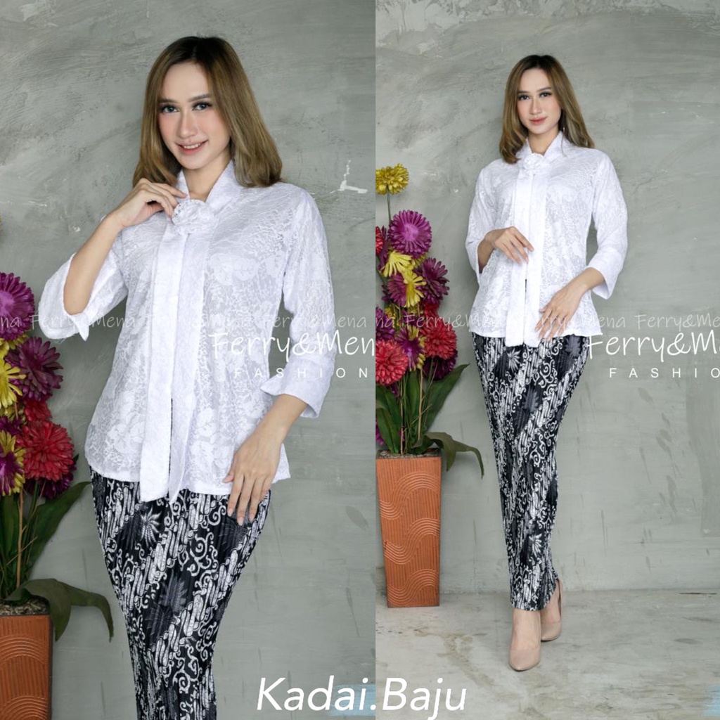 Kadai.baju / Set Kebaya floy miranda / Tunik brukat / Kebaya favorite / Kebaya modern