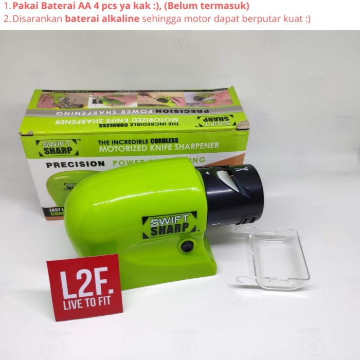 Asahan Pisau Otomatis / Swifty Sharp / Motorized knife sharpener Ori