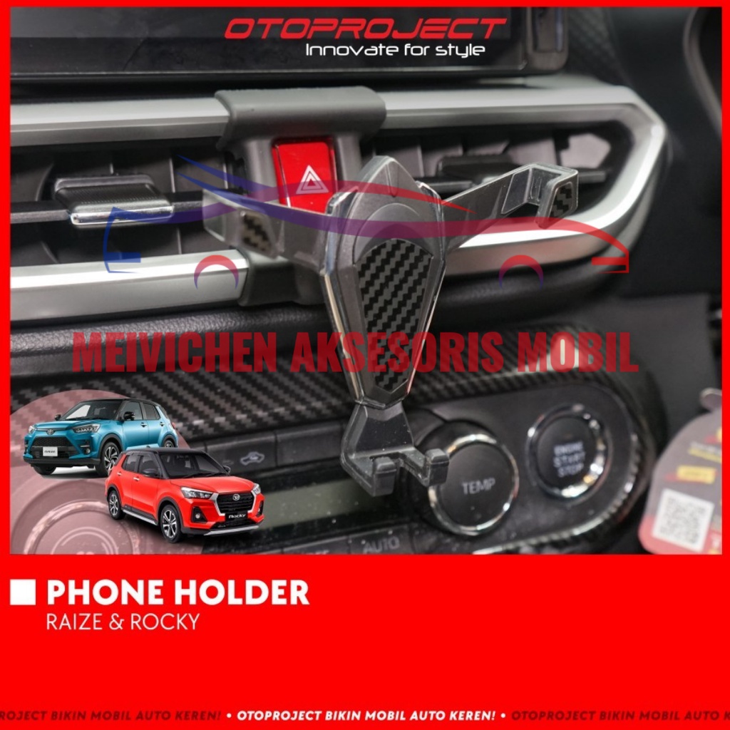 Phone Holder Mobil Toyota Raize GR Sport 2021 Otoproject