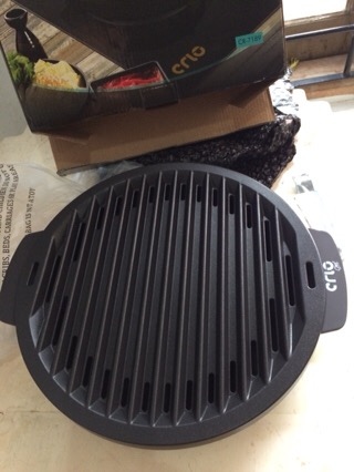 Pemanggang Bbq/pemanggang Sate/pemanggang Korea Praktis Crio Chef Korean Bbq Grill Plate Bonus Tongs