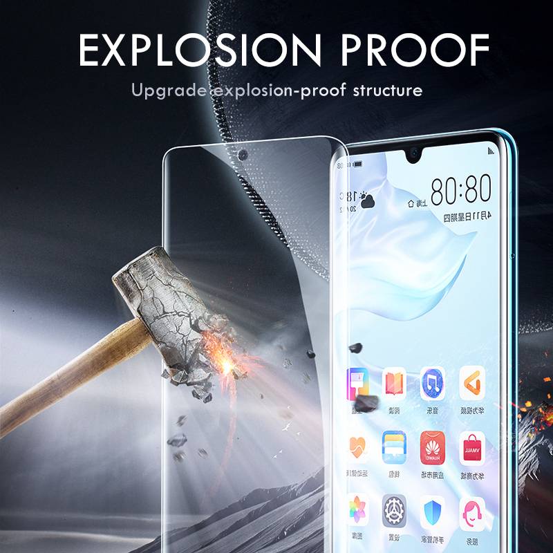 3Pcs 999D Screen Protector For Huawei P30 P20 Lite Pro P Smart Z 2019 Mate 20 Full Cover Hydrogel Film For Honor 10 9 Not Glass