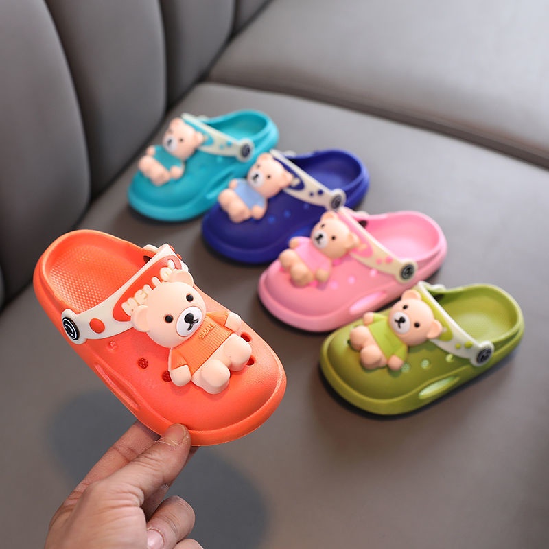 NEW Sandal eva anak motif boneka beruang timbul