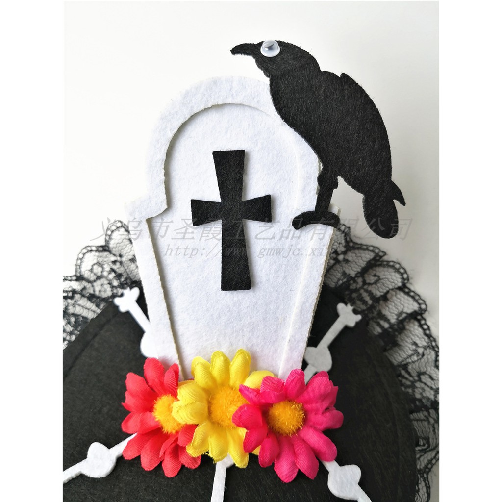 HBGR bando penyihir nenek sihir grave kuburan headband hairband halloween