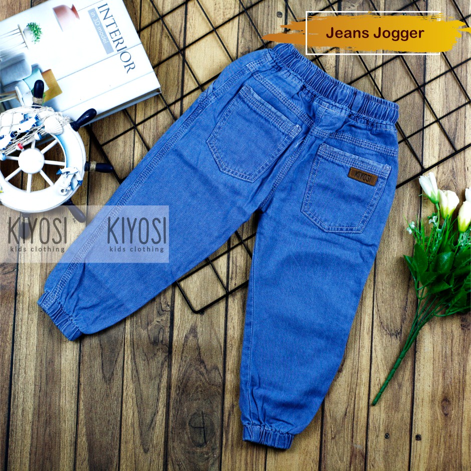 KIYOSI Celana Jeans Joger Panjang Anak Unisex 1 - 6THN