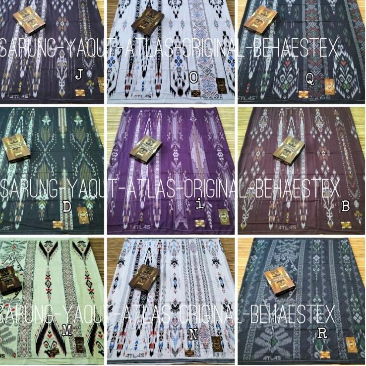 TN.26Au22p– Sarung atlas yaqut kembang original murah motif BHS grosir kodian dus