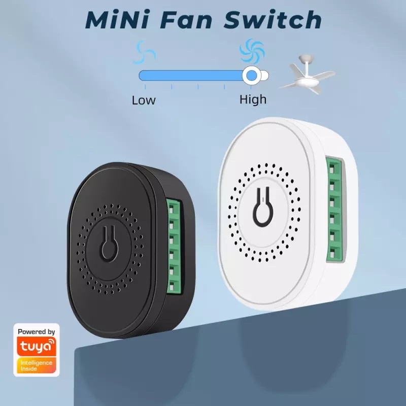 Wifi Smart Swith Mini On-Off Breaker Remote Kipas Angin TMWF02-W IOS Android