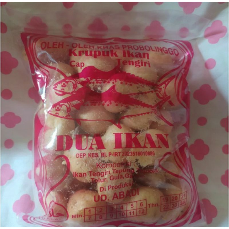 

Kerupuk Ikan Tenggiri Cap Dua Ikan 100gr