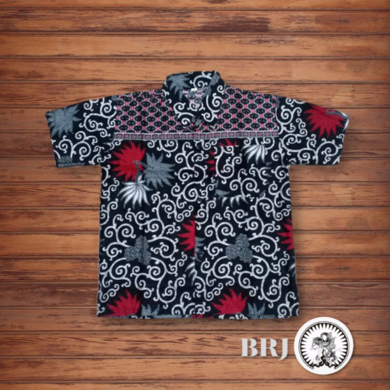 KEMEJA BATIK ANAK COWOK BAJU BATIK ANAK LENGAN PANJANG UMUR 4 - 14 TH