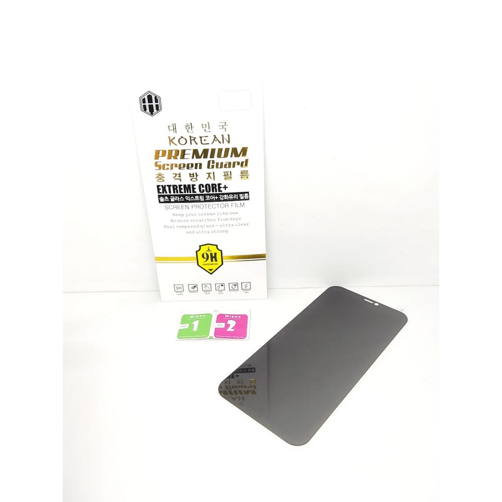 Tempered Glass ANTI SPY iPhone 12 Pro Max 6.7 inch Anti Gores Kaca PRIVACY Anti Intip