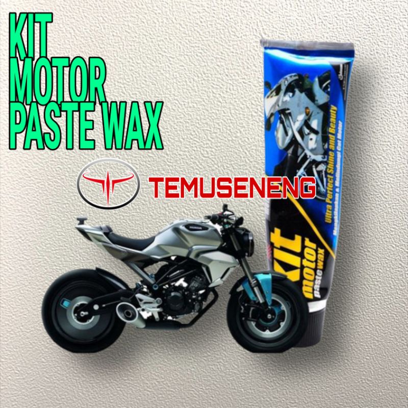 Kit Motor Paste Wax Metalic 60Gr Pengkilap Bodi Motor