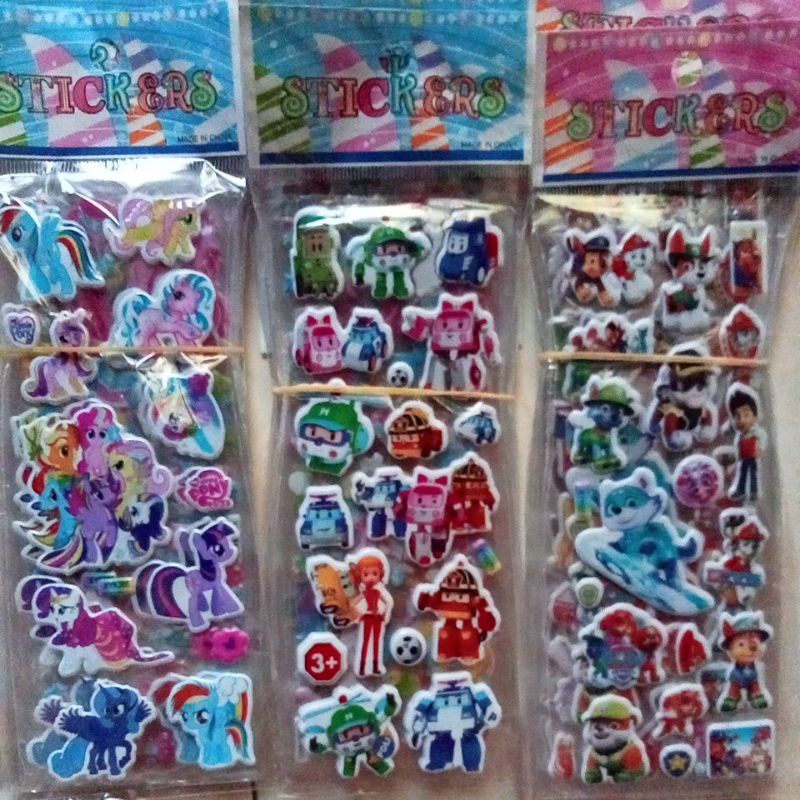 

stiker timbul perpack isi 10pcs