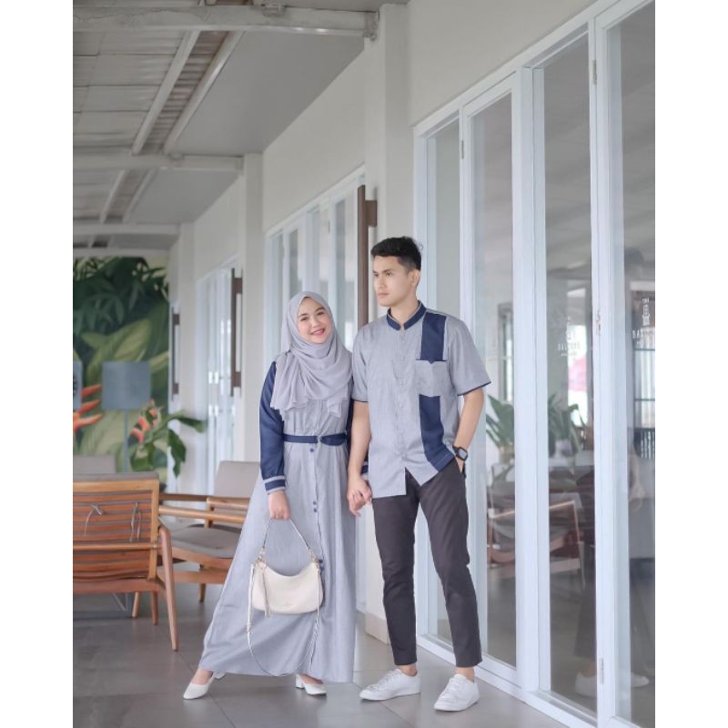 Baju couple Aarash, Outfit lebaran baju muslim kekinian baju lebaran terbaru