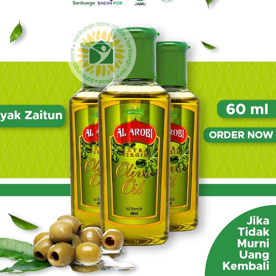 Minyak Zaitun Al Arobi Jaitun Asli Murni Original 100% Arab Extra Virgin Olive Oil Untuk Bisa Diminu
