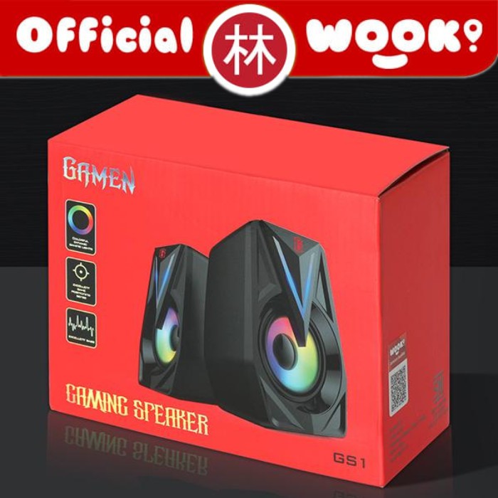 Vivan Gamen GS1 6W Gaming Multimedia Speaker With RGB