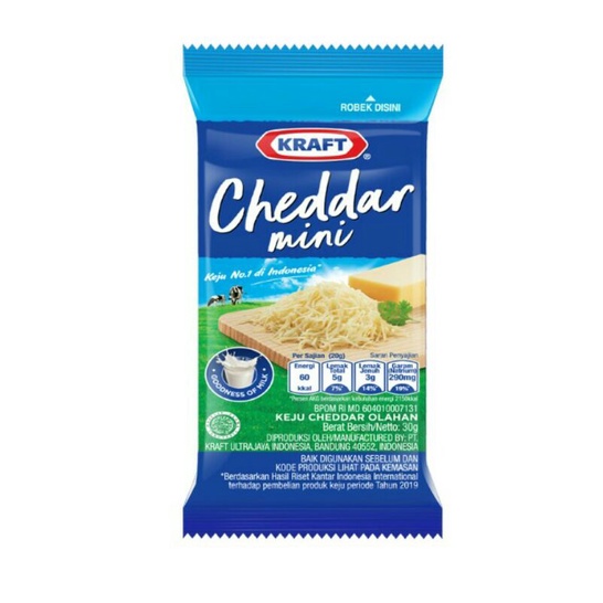

KRAFT Keju Cheddar Mini 30g