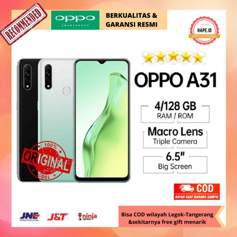 OPPO A31 RAM 6/128 GB - GARANSI RESMI OPPO INDONESIA