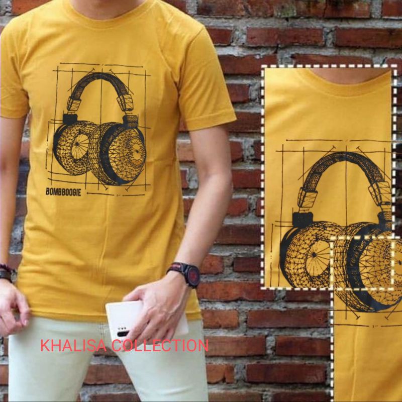 Bombboogie | Kaos Pria Lengan Pendek