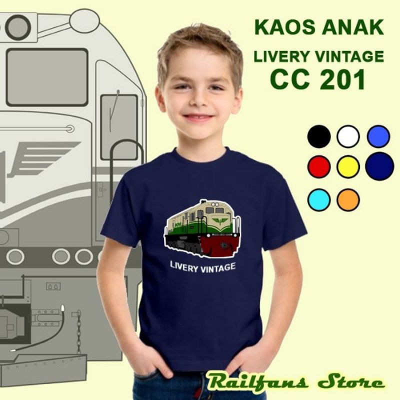 Kaos anak CC 201 Livery Vintage