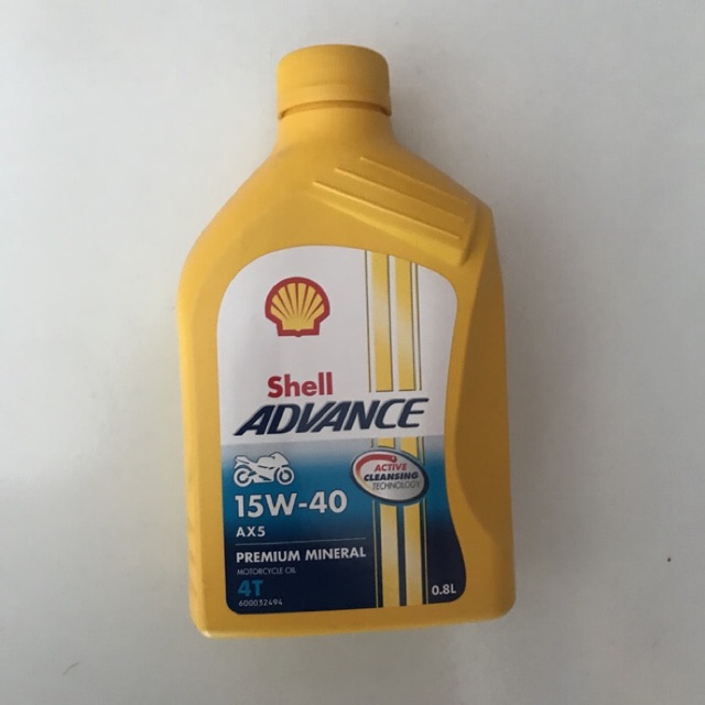 Oli Shell Advance 4T 800ml