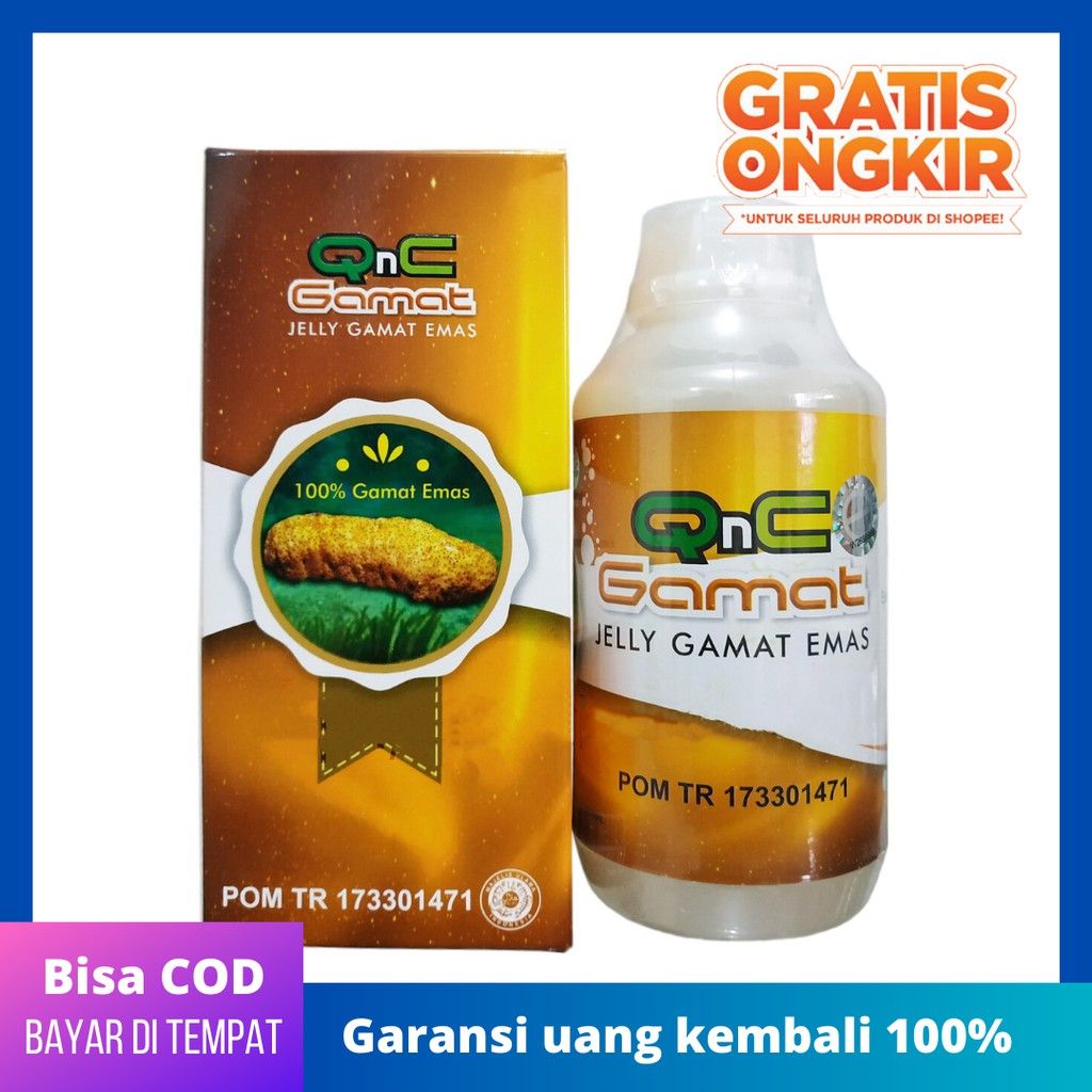 Obat Sakit Dada Sampai Punggung Tembus Ke Belakang Herbal Alami Qnc Jelly Gamat 100 Original Shopee Indonesia