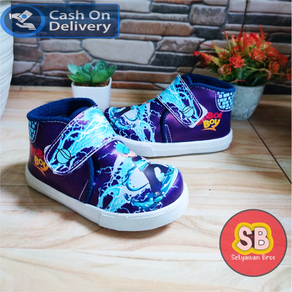 Sepatu BOBOIBOY Anak Sneaker / Sepatu Anak Laki Laki Karakter Keren